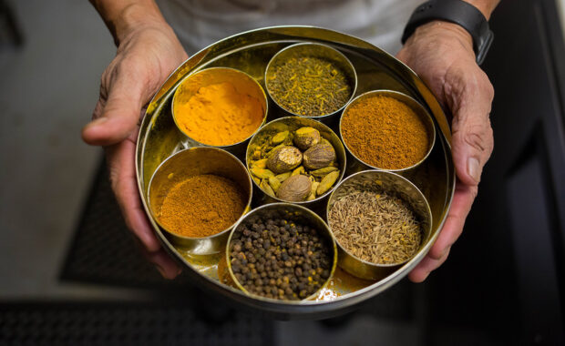 Spices used at Sidewalk Chef Kitchen